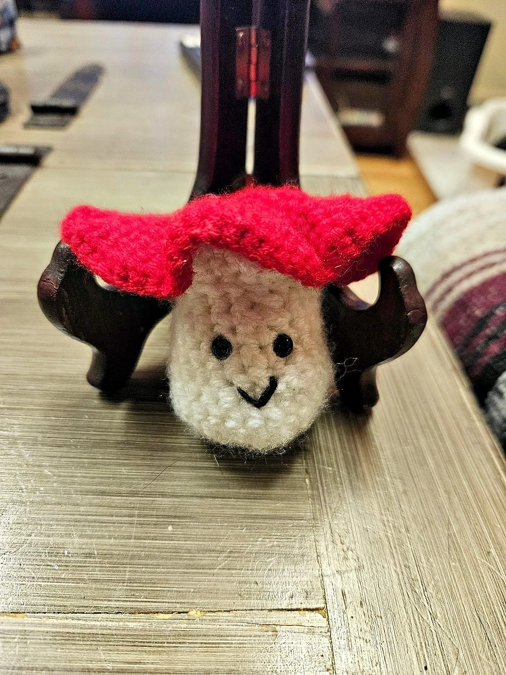 Handmade Small Crochet Mushroom